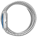 Just Cavalli Glam Evo 5 Blue Dial Silver Steel Strap Watch for Women - JC1L228M0025 Authentic Buy Shop Now