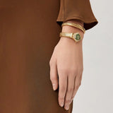 Just Cavalli Ornato Green Dial Gold Steel Strap Watch for Women - JC1L303M0035 Authentic Buy Shop Now