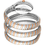 Just Cavalli Specchio Silver Dial Two Tone Steel Strap Watch for Women - JC1L323M0065 Authentic Buy Shop Now