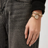 Just Cavalli Enchanting White Dial Gold Steel Strap Watch for Women - JC1L301M0025 Authentic Buy Shop Now