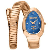 Just Cavalli Glam Evo 4 Blue Dial Rose Gold Steel Strap Watch for Women - JC1L229M0055 Authentic Buy Shop Now