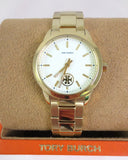Tory Burch Collins White Dial Gold Steel Strap Watch for Women - TBW1300 Authentic Buy Shop Now