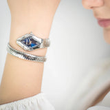Just Cavalli Ferocious Blue Dial Silver Steel Strap Watch for Women - JC1L306M0015 Authentic Buy Shop Now