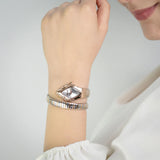 Just Cavalli Ferocious Silver Dial Two Tone Steel Strap Watch for Women - JC1L306M0075 Authentic Buy Shop Now