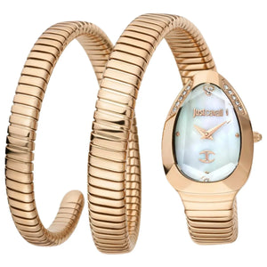Just Cavalli Glam Evo 4 Mother of Pearl Dial Rose Gold Steel Strap Watch for Women - JC1L209M0055 Authentic Buy Shop Now