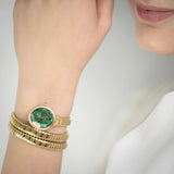 Just Cavalli After Party Green Dial Gold Steel Strap Watch for Women - JC1L269M0035 Authentic Buy Shop Now