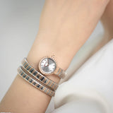 Just Cavalli Enchanting Silver Dial Two Tone Steel Strap Watch for Women - JC1L302M0065 Authentic Buy Shop Now