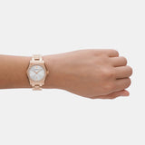 Emporio Armani Federica Analog Mother of Pearl Dial Rose Gold Steel Strap Watch for Women - AR11558 Authentic Buy Shop Now