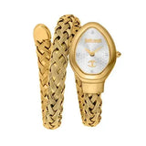 Just Cavalli Novara Silver Dial Gold Steel Strap Watch for Women - JC1L264M0025 Authentic Buy Shop Now