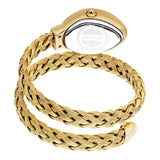 Just Cavalli Novara Red Dial Gold Steel Strap Watch for Women - JC1L264M0035 Authentic Buy Shop Now