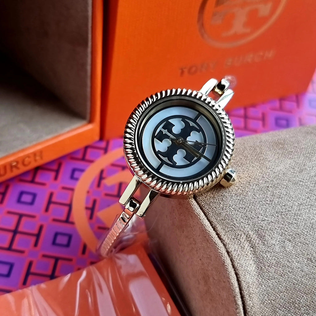 Tory Burch Riva Gold Dial Gold Steel Strap Watch for Women - TBW4029 Authentic Buy Shop Now