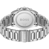 Hugo Boss Strike Chronograph Black Dial Silver Steel Strap Watch for Men - 1514290 Authentic Buy Shop Now