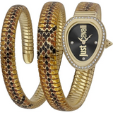 Just Cavalli Doppio Black Dial Multicolor Steel Strap Watch for Women - JC1L163M0065 Authentic Buy Shop Now