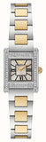 Emporio Armani Genni Crystals Silver Dial Two Tone Steel Strap Watch for Women - AR11704 Authentic Buy Shop Now