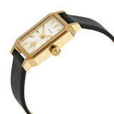 Tory Burch Robinson White Dial Black Leather Strap Watch for Women - TBW1504 Authentic Buy Shop Now