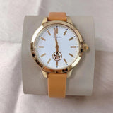 Tory Burch Collins Quartz White Dial Brown Leather Strap Watch for Women - TBW1202 Authentic Buy Shop Now