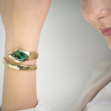 Just Cavalli Ferocious Green Dial Gold Steel Strap Watch for Women - JC1L306M0045 Authentic Buy Shop Now