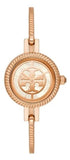 Tory Burch Riva Rose Gold Dial Rose Gold Steel Strap Watch for Women - TBW4037