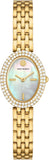 Tory Burch Oval Mother of Pearl Dial Gold Steel Strap Watch for Women - TBW6034 Authentic Buy Shop Now