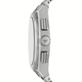 Emporio Armani Federico Chronograph Green Dial Silver Steel Strap Watch for Men - AR11640 Authentic Buy Shop Now
