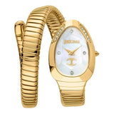 Just Cavalli Glam Evo 4 Mother of Pearl Dial Gold Steel Strap Watch for Women - JC1L229M0025 Authentic Buy Shop Now