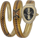 Just Cavalli Doppio Black Dial Multicolor Steel Strap Watch for Women - JC1L163M0065 Authentic Buy Shop Now