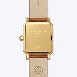 Tory Burch Robinson White Dial Brown Leather Strap Watch for Women - TBW1503 Authentic Buy Shop Now