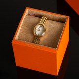 Tory Burch Oval White Dial Gold Steel Strap Watch for Women - TBW6032 Authentic Buy Shop Now
