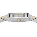 Emporio Armani Genni Crystals Silver Dial Two Tone Steel Strap Watch for Women - AR11704 Authentic Buy Shop Now