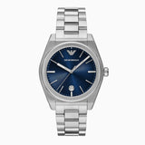 Emporio Armani Frederico Analog Blue Dial Silver Steel Strap Watch for Men - AR11620 Authentic Buy Shop Now