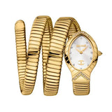 Just Cavalli Classico Lungo White Dial Gold Steel Strap Watch for Women - JC1L248M0025 Authentic Buy Shop Now