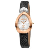 Just Cavalli Diversa Snake Silver Dial Black Leather Strap Watch for Women - JC1L321L0065 Authentic Buy Shop Now