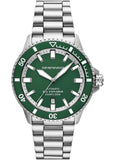 Emporio Armani Sea Explorer Green Dial Silver Steel Strap Watch for Men - AR60088 Authentic Buy Shop Now