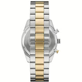 Emporio Armani Racer Chronograph Black Dial Two Tone Steel Strap Watch for Men - AR11678 Authentic Buy Shop Now