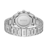 Hugo Boss Grand Prix Chronograph Green Dial Silver Steel Strap Watch for Men - 1514266 Authentic Buy Shop Now