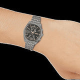 Hugo Boss Skytraveller Chronograph Gunmetal Grey Dial Grey Steel Strap Watch for Men - 1514153 Authentic Buy Shop Now