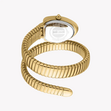 Just Cavalli Lady Snake Green Dial Gold Steel Strap Watch for Women - JC1L249M0035 Authentic Buy Shop Now