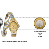 Just Cavalli Ornato Gold Dial Two Tone Steel Strap Watch for Women - JC1L303M0055 Authentic Buy Shop Now