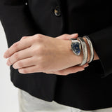 Just Cavalli Serpente Metallica Blue Dial Silver Steel Strap Watch for Women - JC1L224M0025 Authentic Buy Shop Now