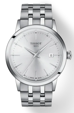 Tissot Classic Dream Silver Dial Silver Steel Strap Watch for Men - T129.410.11.031.00 Authentic Buy Shop Now