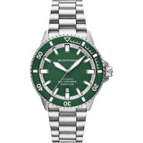 Emporio Armani Sea Explorer Green Dial Silver Steel Strap Watch for Men - AR60088 Authentic Buy Shop Now