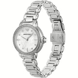 Emporio Armani Mia Mother of Pearl Dial Silver Steel Strap Watch for Women - AR11596 Authentic Buy Shop Now