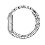 Just Cavalli Glam Evo 4 Mother of Pearl Dial Silver Steel Strap Watch for Women - JC1L229M0015 Authentic Buy Shop Now