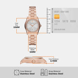 Emporio Armani Federica Analog Mother of Pearl Dial Rose Gold Steel Strap Watch for Women - AR11558 Authentic Buy Shop Now