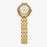 Tory Burch Oval White Dial Gold Steel Strap Watch for Women - TBW6032 Authentic Buy Shop Now