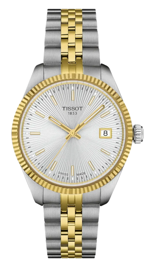 Tissot Ballade Quartz Silver Dial Two Tone Steel Strap Watch for Women - T156.210.22.031.00 Authentic Buy Shop Now