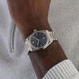 Emporio Armani Frederico Analog Blue Dial Silver Steel Strap Watch for Men - AR11620 Authentic Buy Shop Now