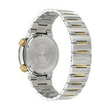 Versace Greca Logo Diver Quartz Black Dial Two Tone Steel Strap Watch for Men - VE8G00424 Authentic Buy Shop Now