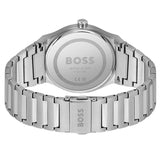 Hugo Boss Candor Blue Dial Silver Steel Strap Watch for Men - 1514076