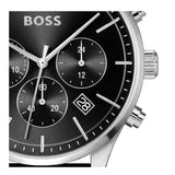 Hugo Boss Avery Chronograph Black Dial Black Leather Strap Watch for Men - 1514211 Authentic Buy Shop Now